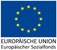 Logo Europäische Union "Europäischer Sozialfonds"