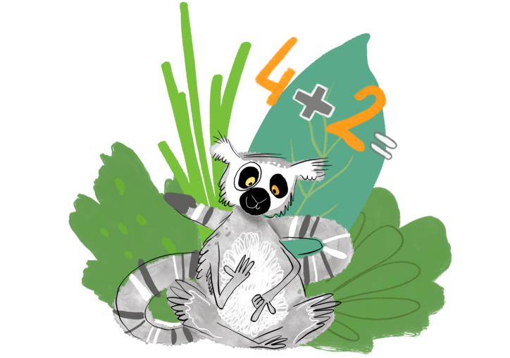 Zeichung für Lernkids KATTA Rechnen