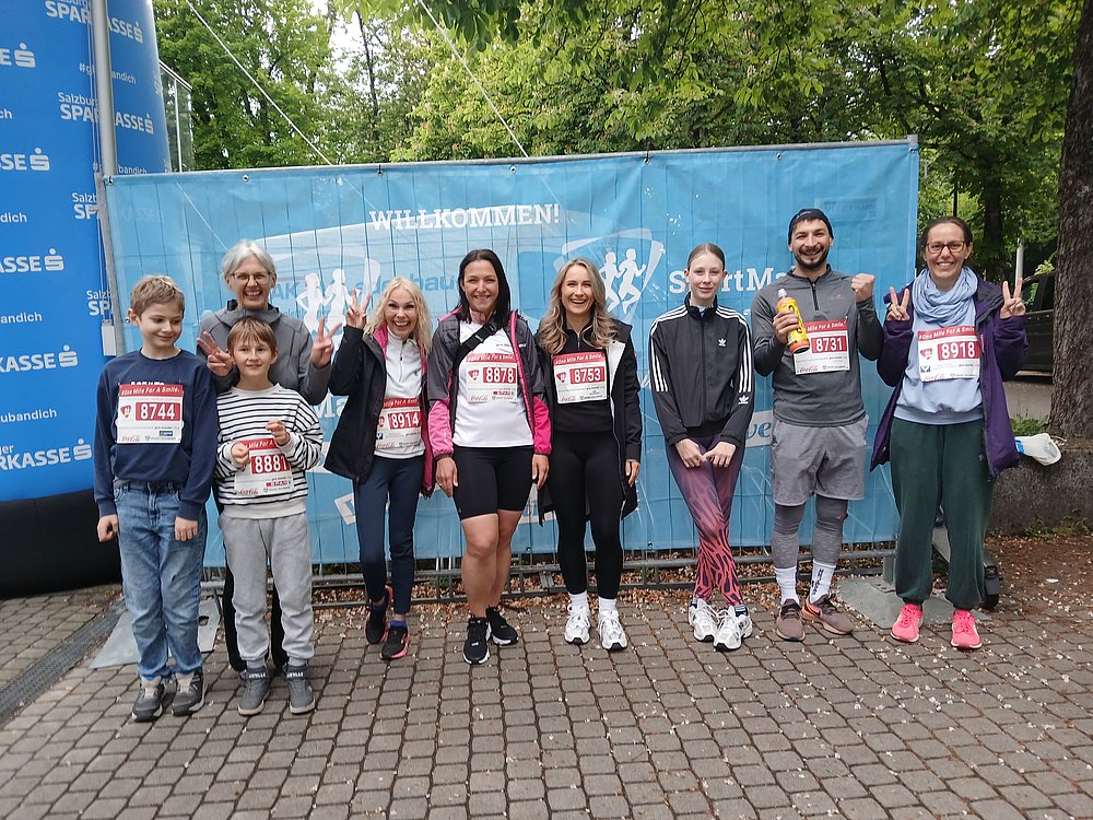Teilnehmer des Inklusionslaufes